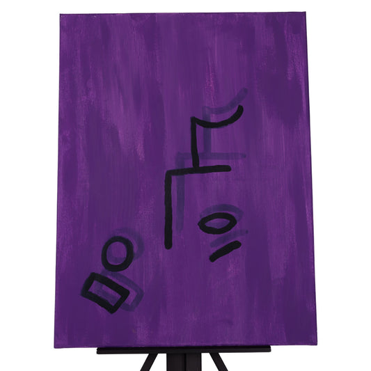 Attitude Shadow 24 x 18 Painting by Crystal M.