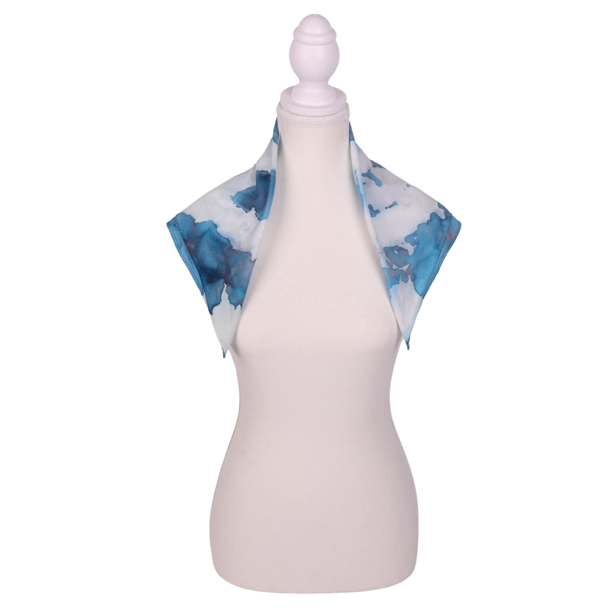 Blue Beauty 21 x 21 Scarf by Kat H.
