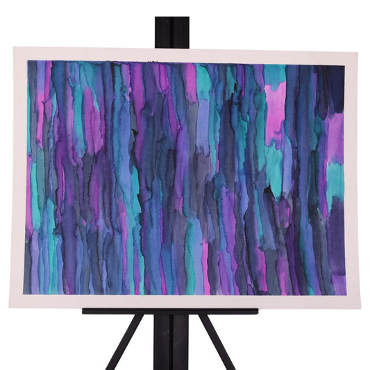 Blue Forest 24 x 18 Painting by Sean M.
