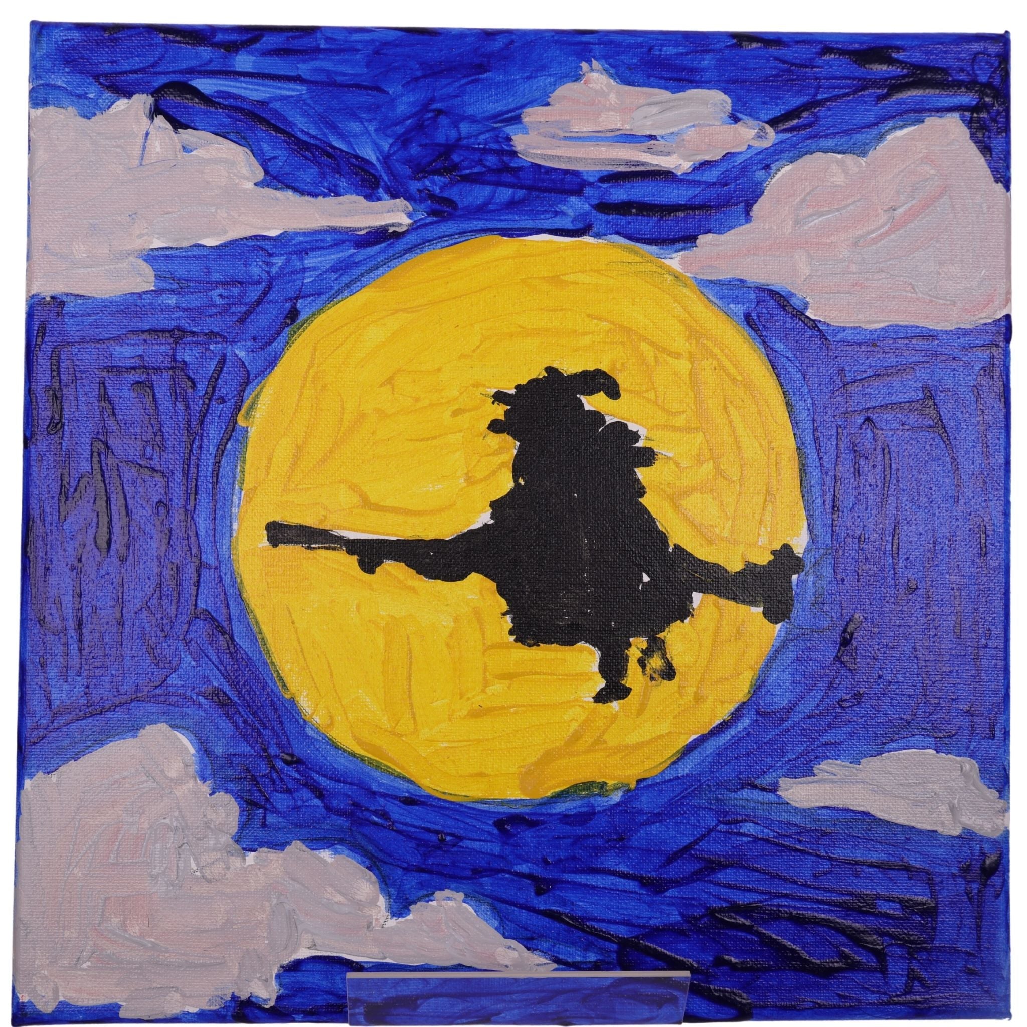 Broom Broom 12 x 12 Painting by Eden Y.