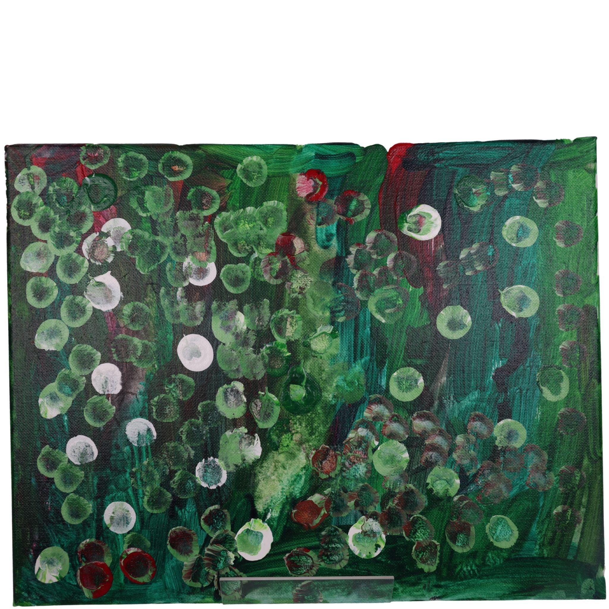 Bubble Trouble 14 x 11 Painting by Mira M.