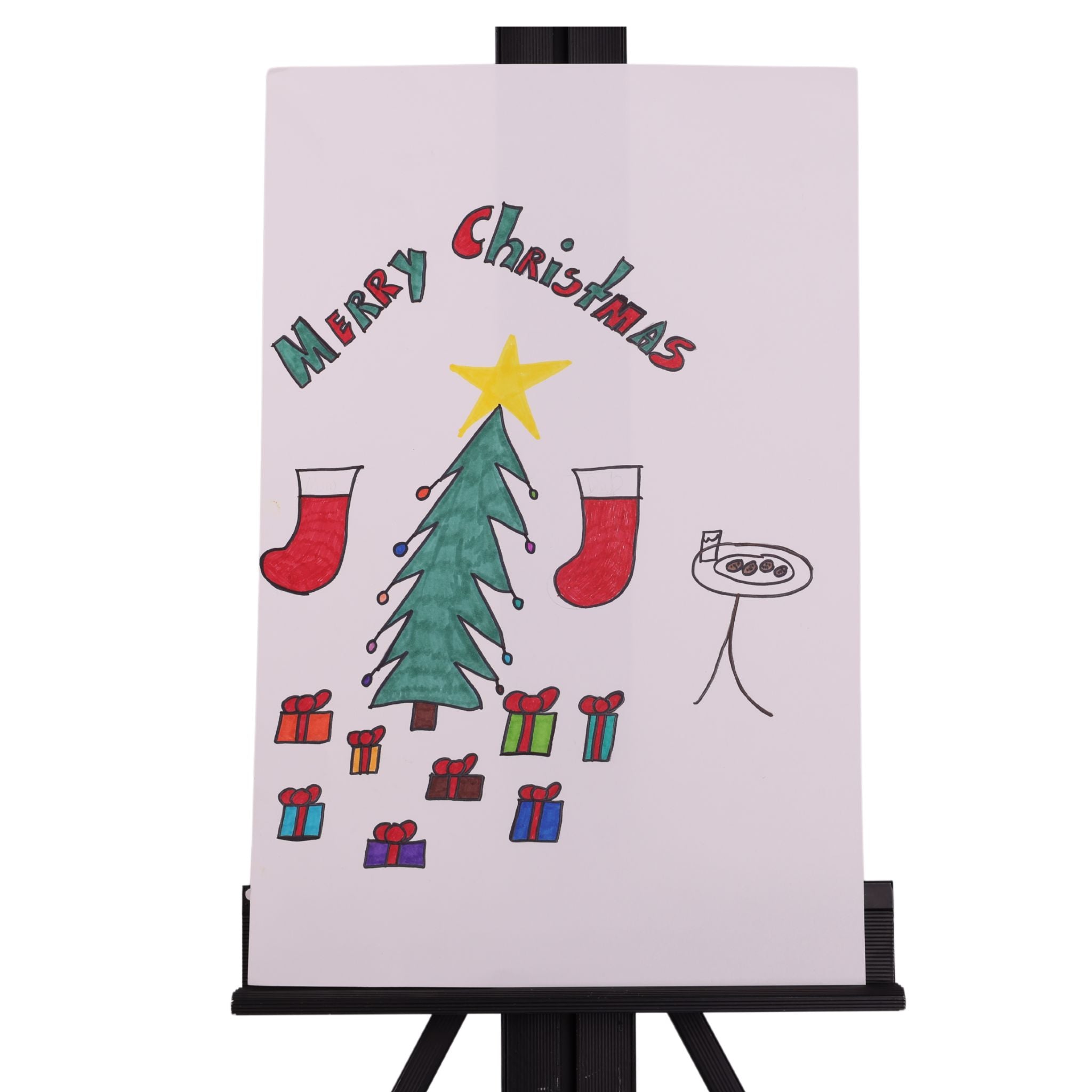 Christmas Time 11 x 17 Drawing by Jasmine M.