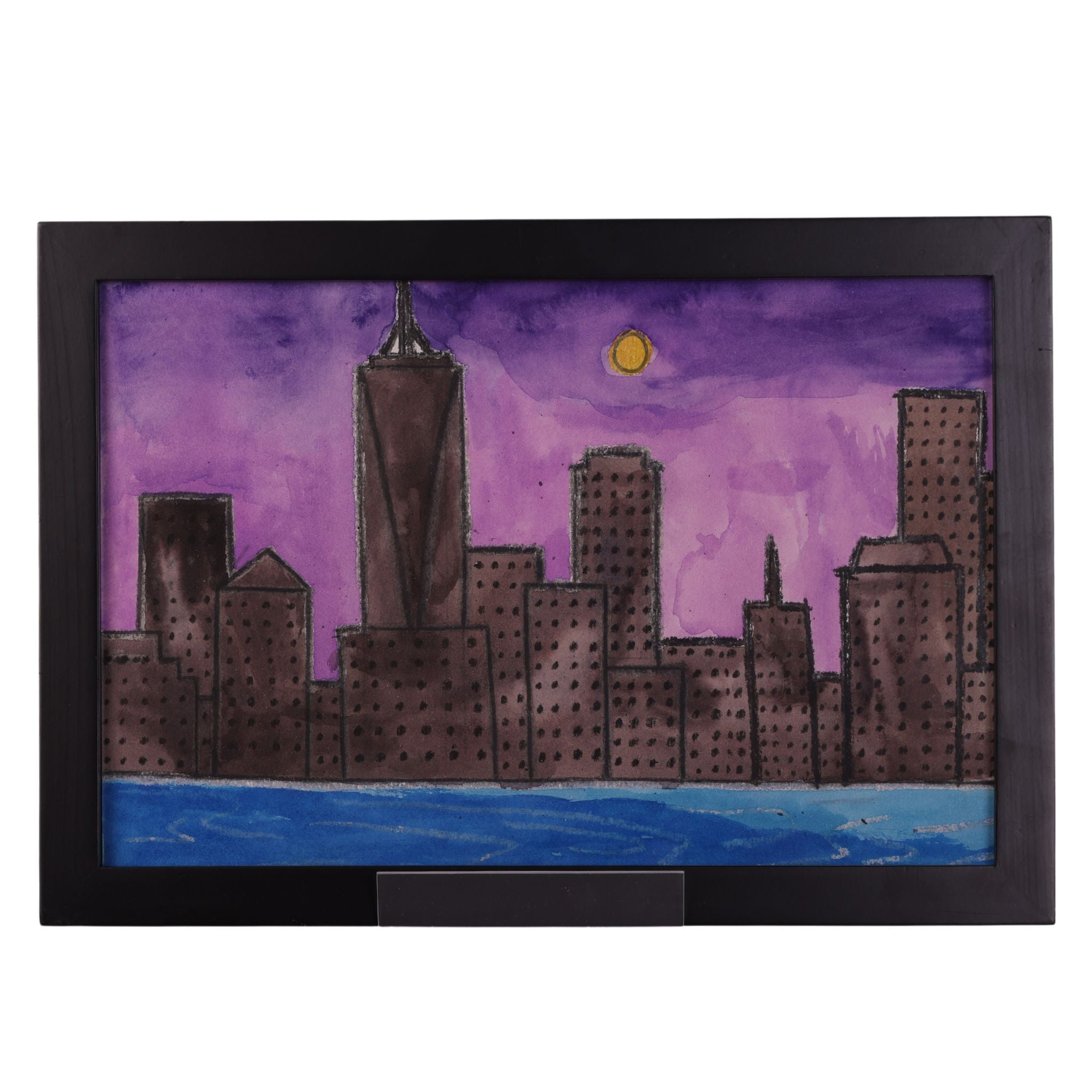 City 13 x 9 Mixed Media by Caesar G.
