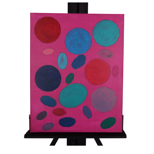 Color Bubble 19 x 11 Painting by Crezette M.