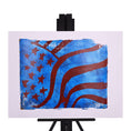 Load image into Gallery viewer, Colorful Flag 14 x 11 Painting by Andrea S.

