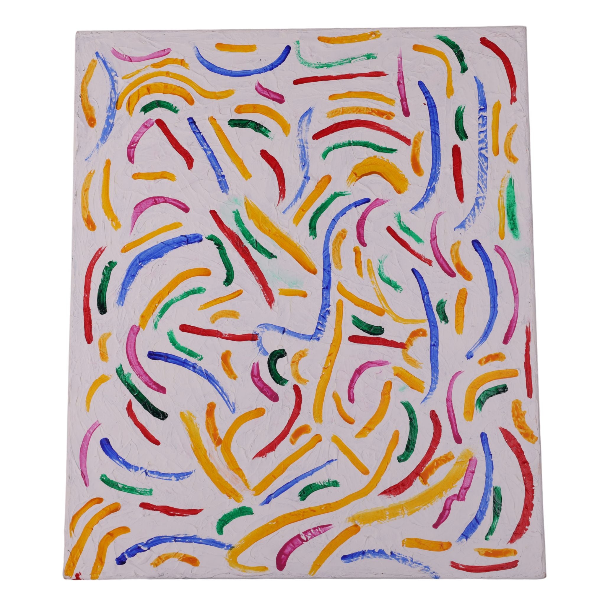 Colorful Worms 20 x 24 Painting by Sharen G.