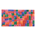 Load image into Gallery viewer, Colorful Checkers 15x30 Painting by Kelly C.
