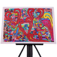 Load image into Gallery viewer, Colorful Swirls 24 x 18 Drawing by Jamie N.

