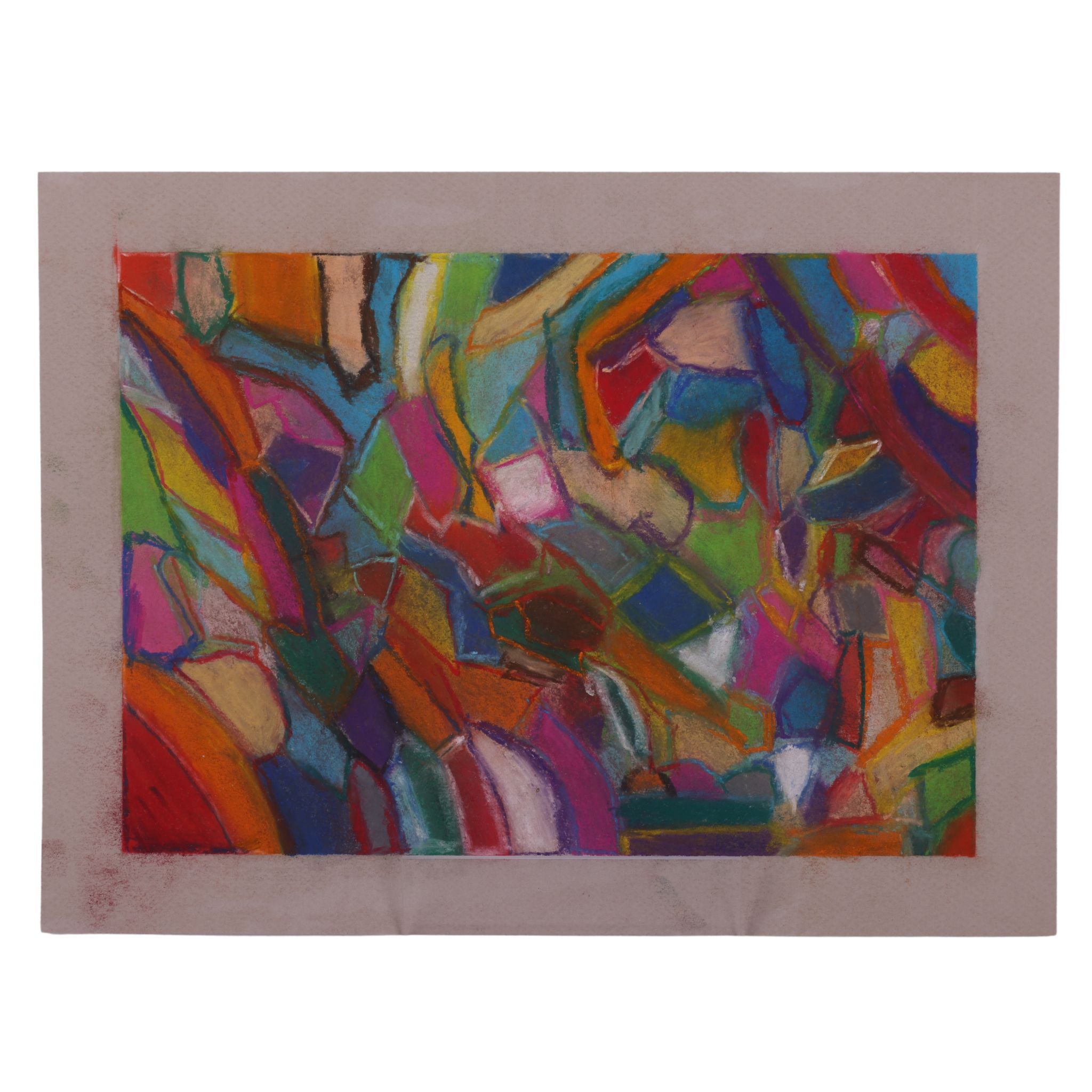 Colors Galore 9 x 12 Drawing by Kristin A.