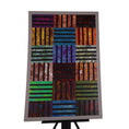 Load image into Gallery viewer, Crazy Grids 30 x 22 Painting by Mira M.

