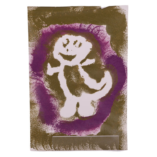 Dancing Gecko 6 x 9 Painting by Max R.