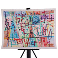 Load image into Gallery viewer, Dancing Rain Drops 30 x 22 Painting by Kalei S.
