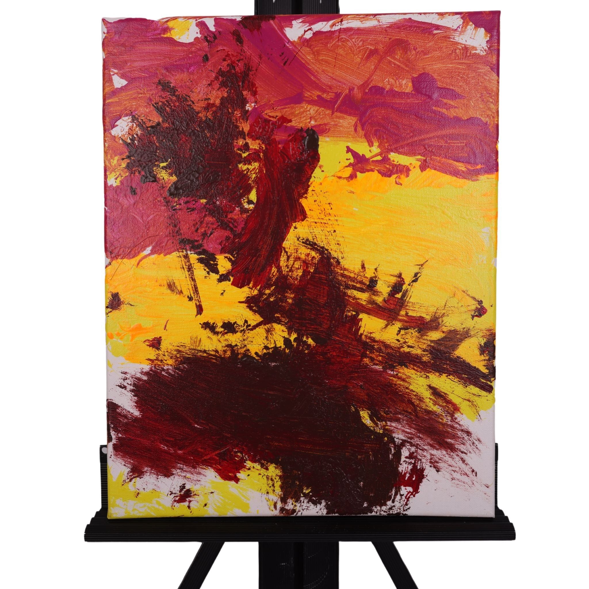 Don't Go In The Lava 14 x 11 Painting by Terrance W.