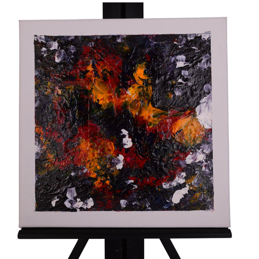 Dragon's Breath 12 x 12 Painting by Kristin A.