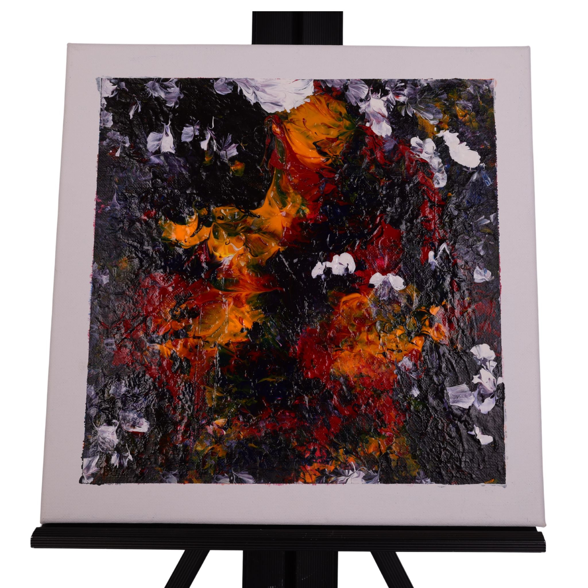 Dragon's Breath 12 x 12 Painting by Kristin A.