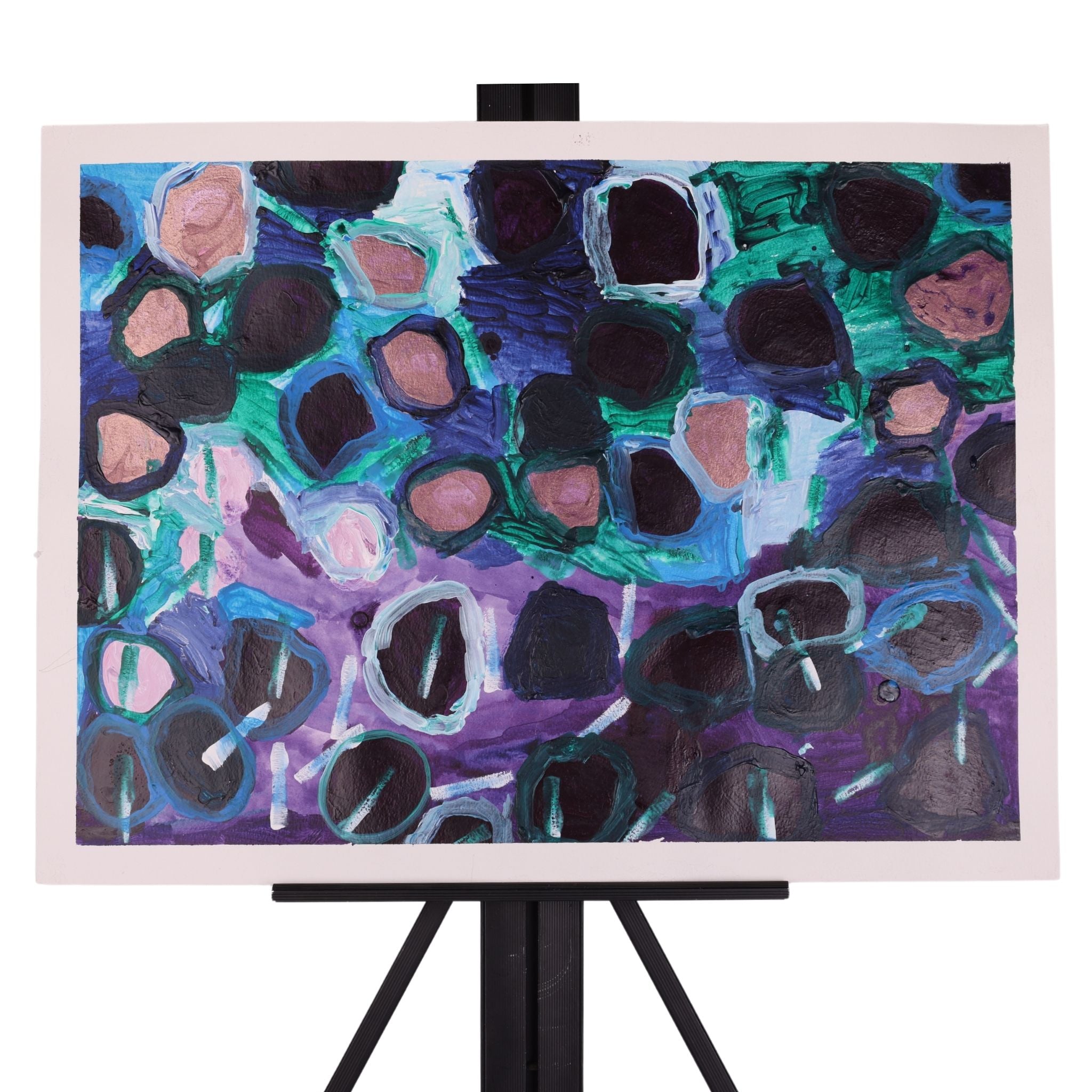 Egg Shells 18 x 24 Painting by Yvette J.