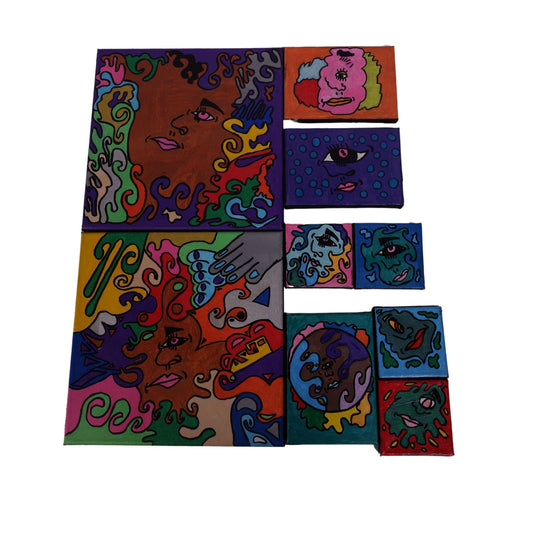 Eye Of The World 24 x 19 Painting by Crezette M.
