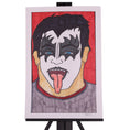 Load image into Gallery viewer, Face of a Rockstar 18 x 12 Mixed Media by Michael C.
