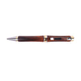 Load image into Gallery viewer, Figured Wood Big Ben Twist Black Ink Pen By Jasmine M. 00272
