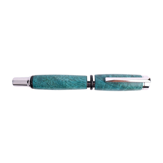 Figured Wood Cameron Rollerball Black Ink Pen By Kalei S. 00237