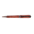 Load image into Gallery viewer, Figured Wood Concava Twist Black Ink Pen By Eden Y. 00296
