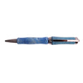 Load image into Gallery viewer, Figured Wood Concava Twist Black Ink Pen By Kalei S. 00236
