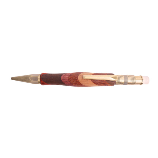 Figured Wood Mechanical Pencil 2mm Lead Mechanical Pencil By Kalei S. 00232