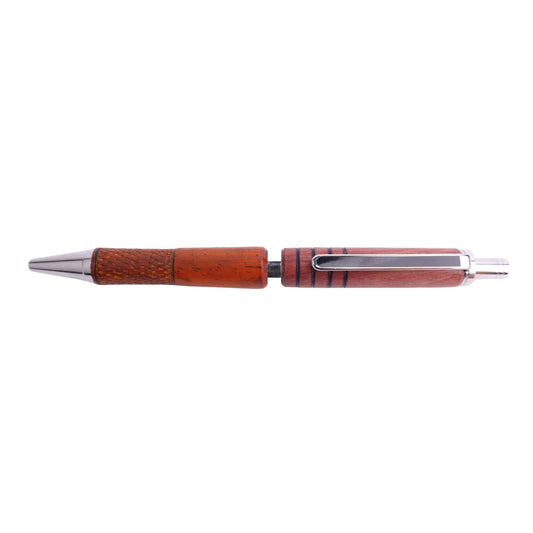 Figured Wood Slimline Pro Gel Black Ink Pen By Cory B. 00246