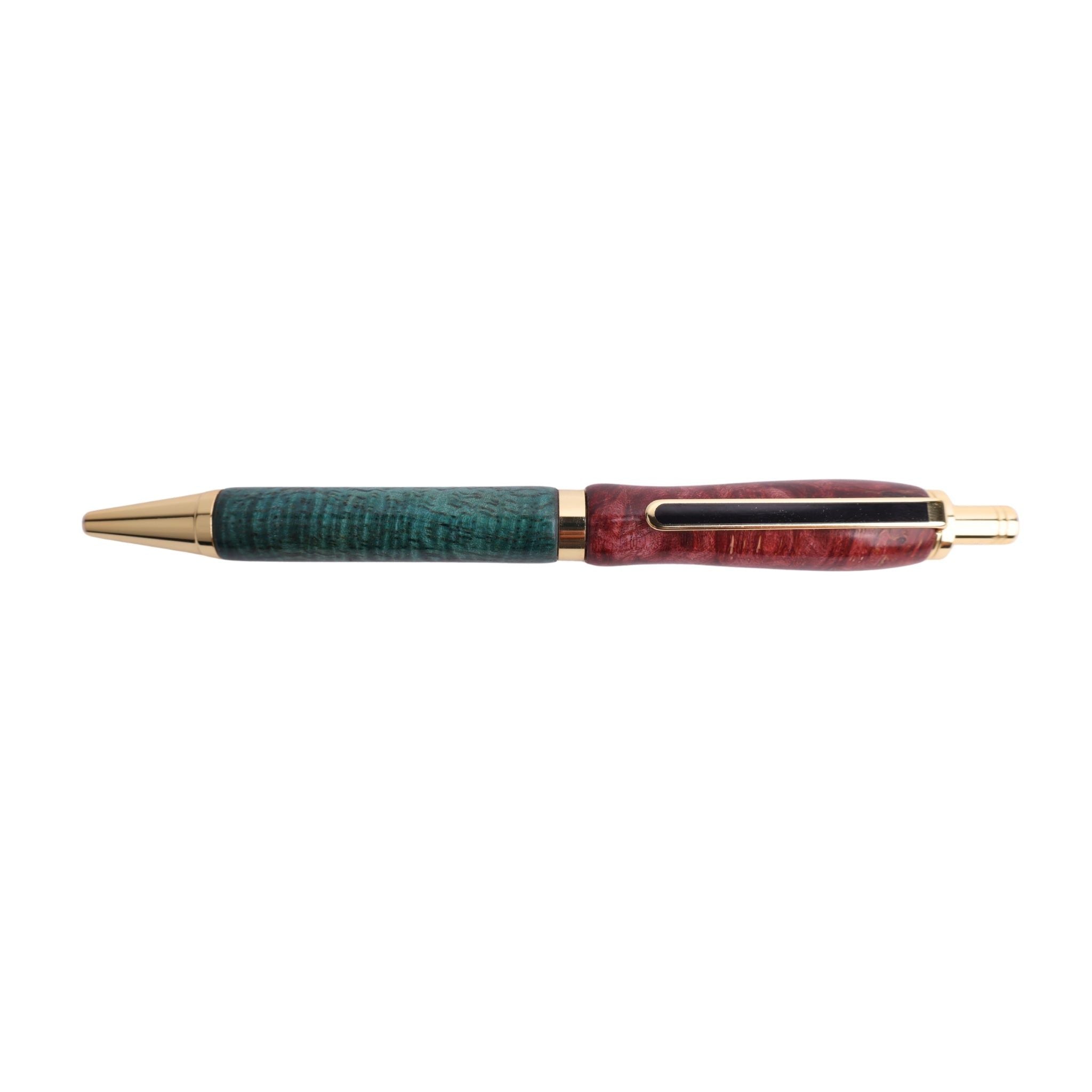 Figured Wood Slimline Pro Gel Black Ink Pen By Cory B. 00266