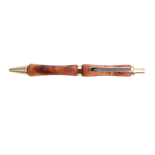 Figured Wood Slimline Pro Gel Black Ink Pen By Jamie N. 00226