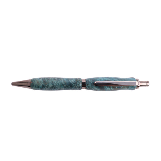 Figured Wood Slimline Pro Gel Black Ink Pen By Kalei S. 00238