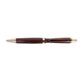 Load image into Gallery viewer, Figured Wood Slimline Pro Gel Black Ink Pen By Kalei S. 00277
