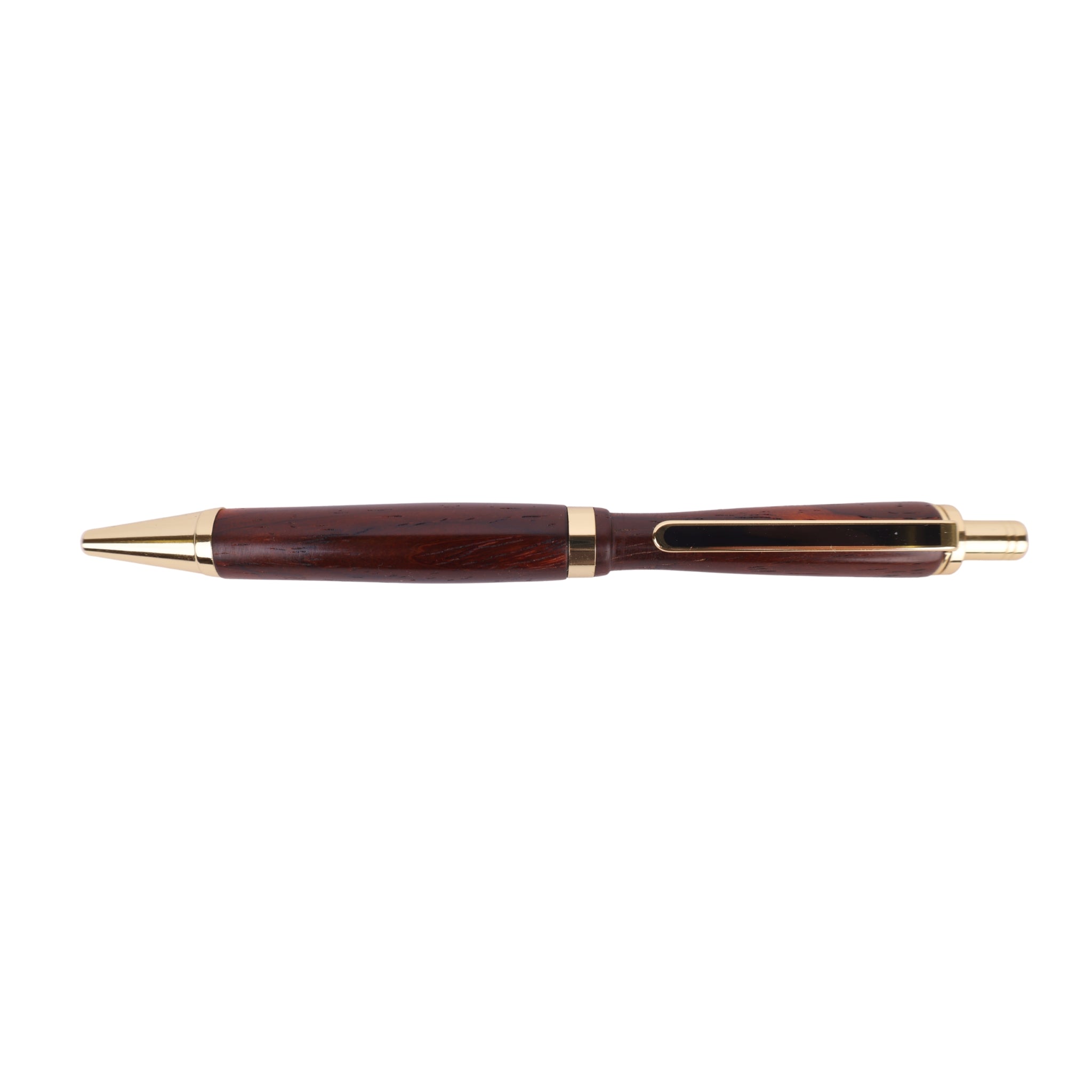 Figured Wood Slimline Pro Gel Black Ink Pen By Kalei S. 00277