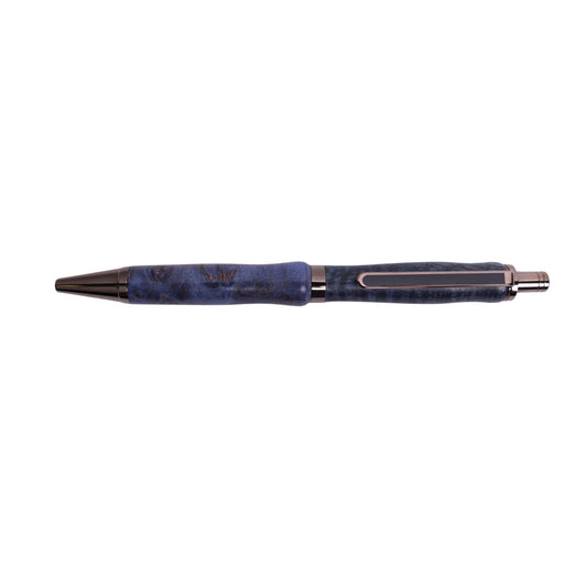 Figured Wood Slimline Pro Gel Black Ink Pen By Michael B. 00214
