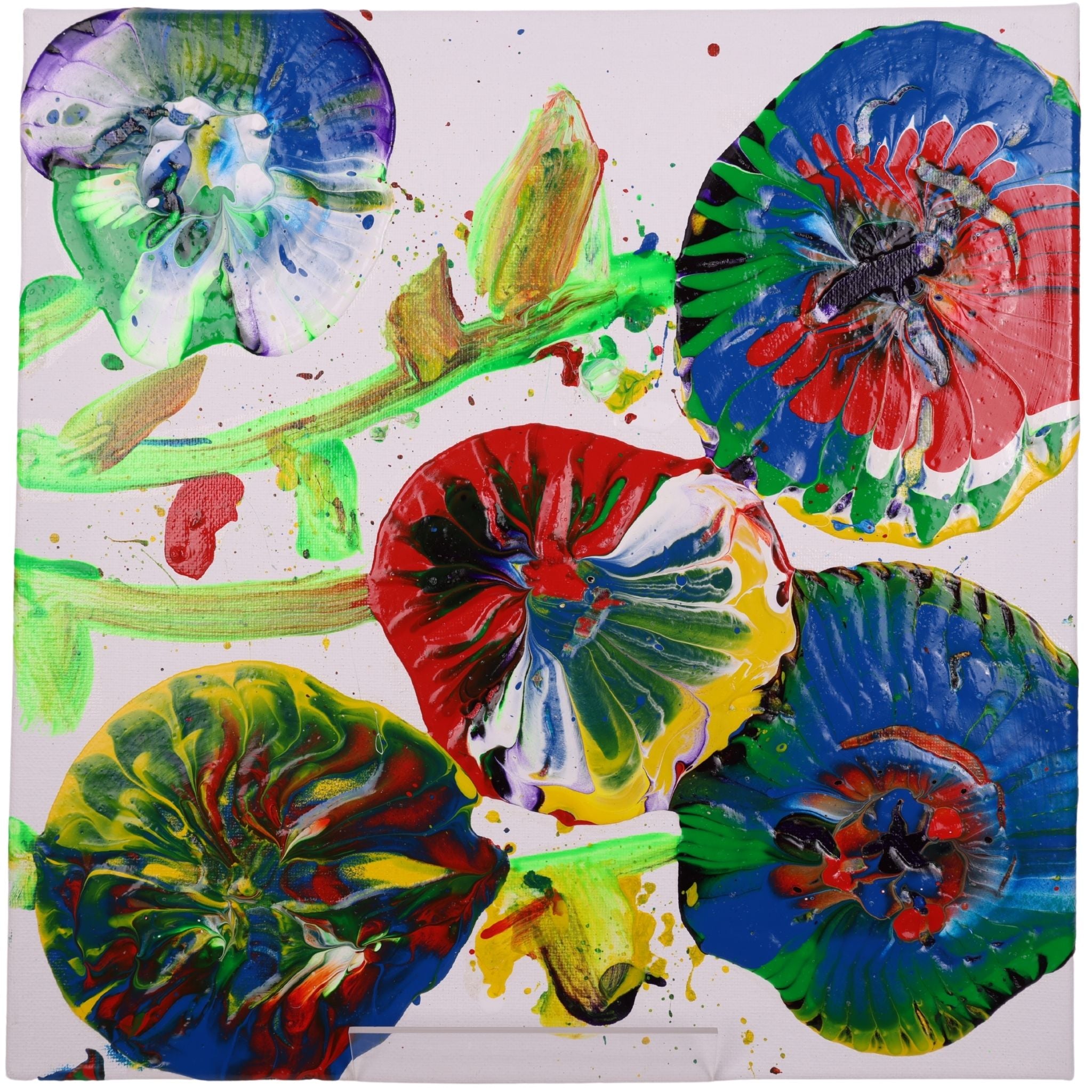 Flower 12 x 12 Painting by Sharen G.