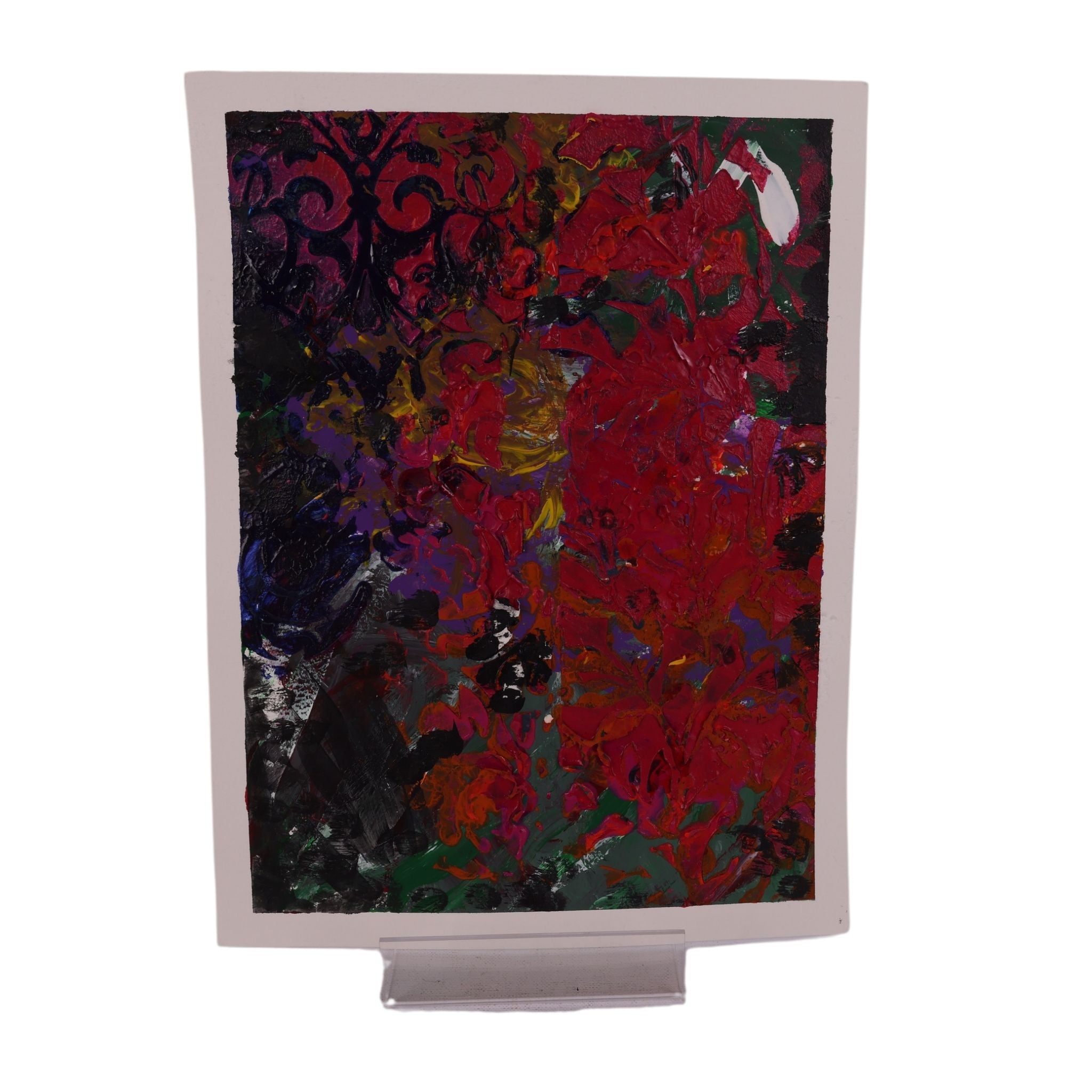 Flower Foliage 12 x 9 Painting by Julia A.