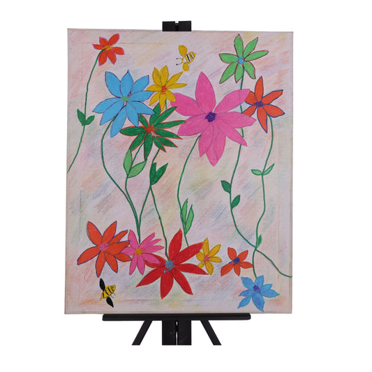 Flowers Never Die 20 x 16 Mixed Media by Dana W.