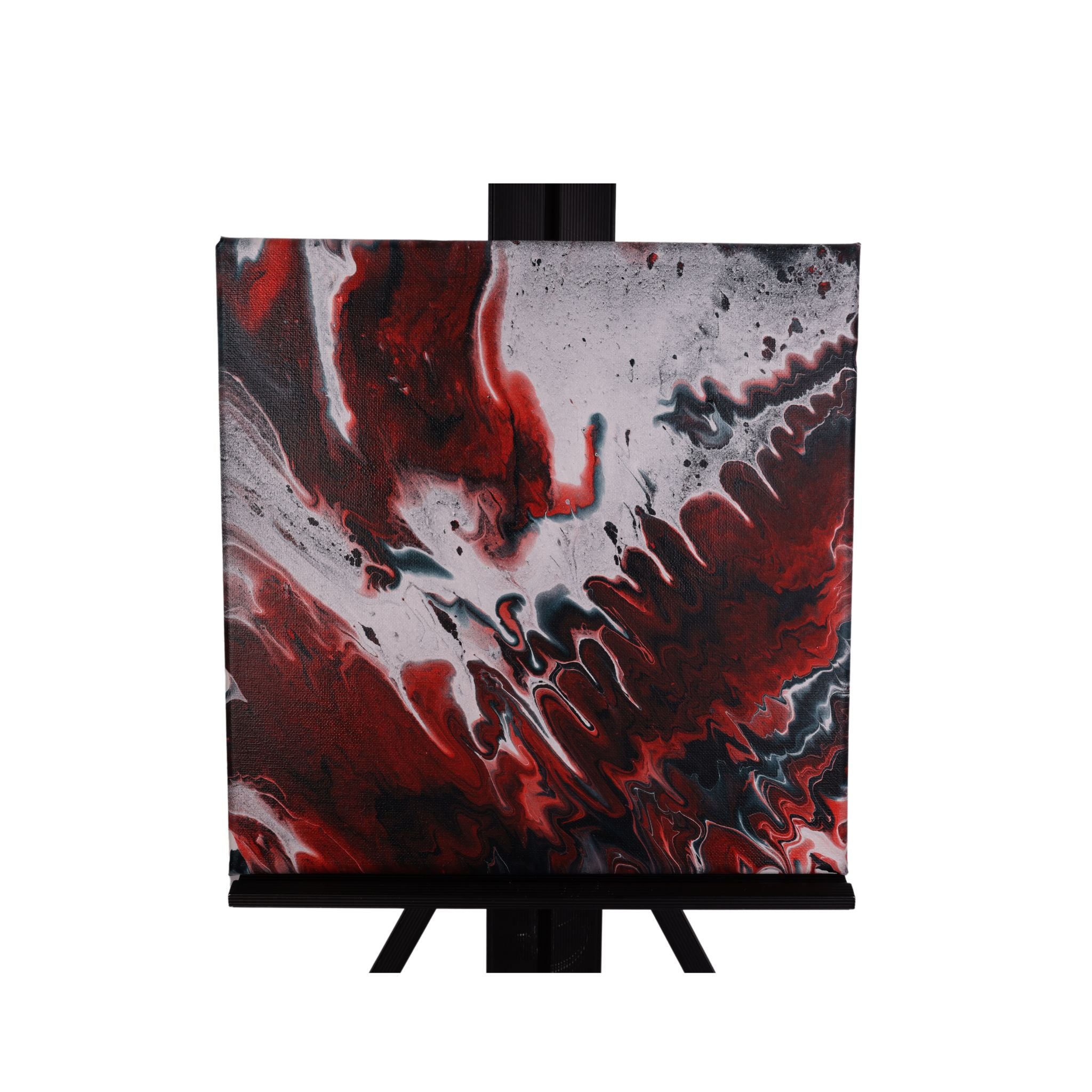 Fluid Art 12 x 12 Painting by Andrea S.