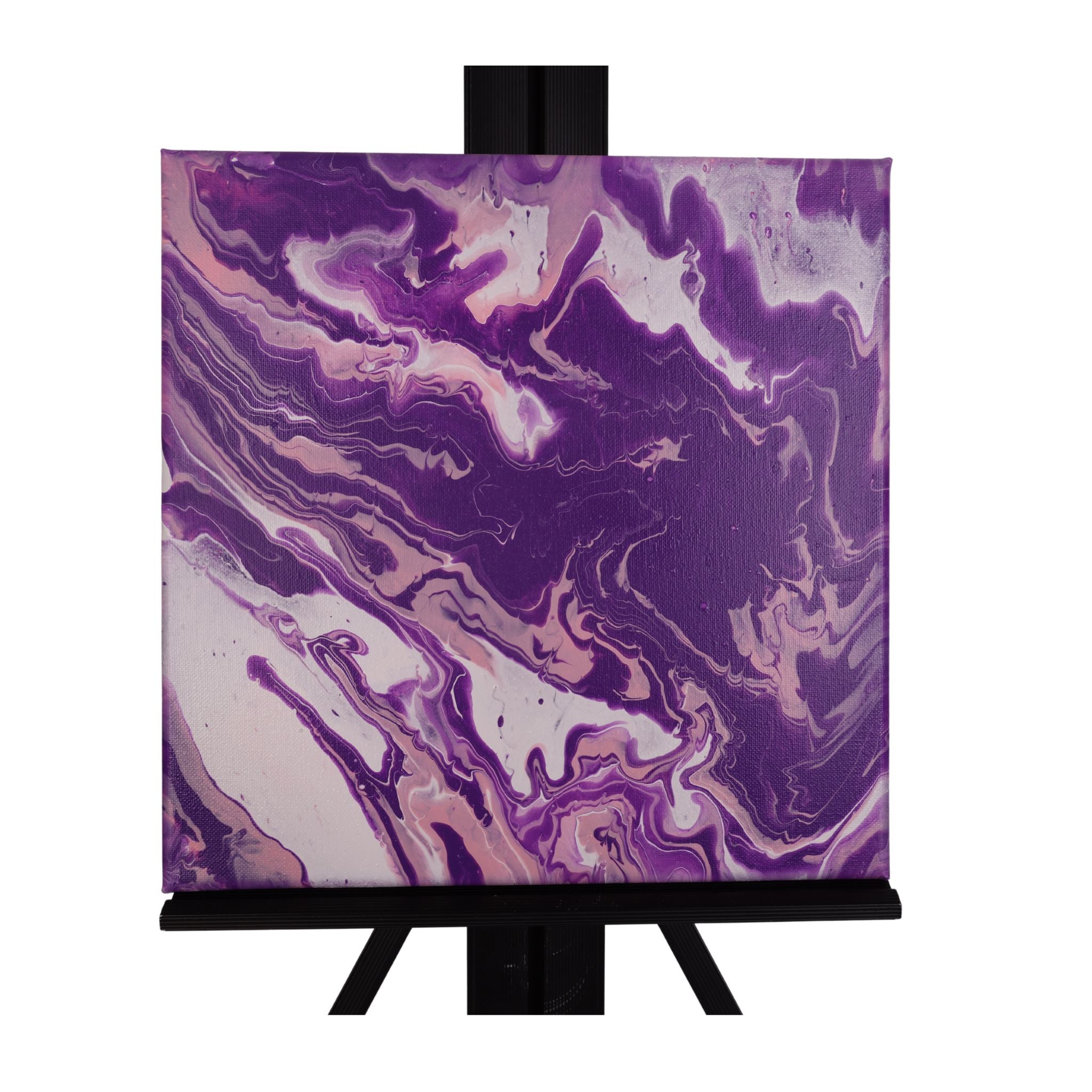 Fluid Art 12 x 12 Painting by Jamie N.