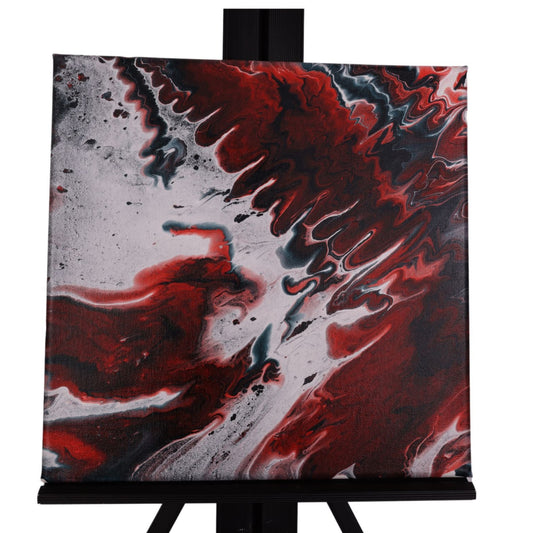 Fluid Art 12 x 12 Painting by Andrea S.