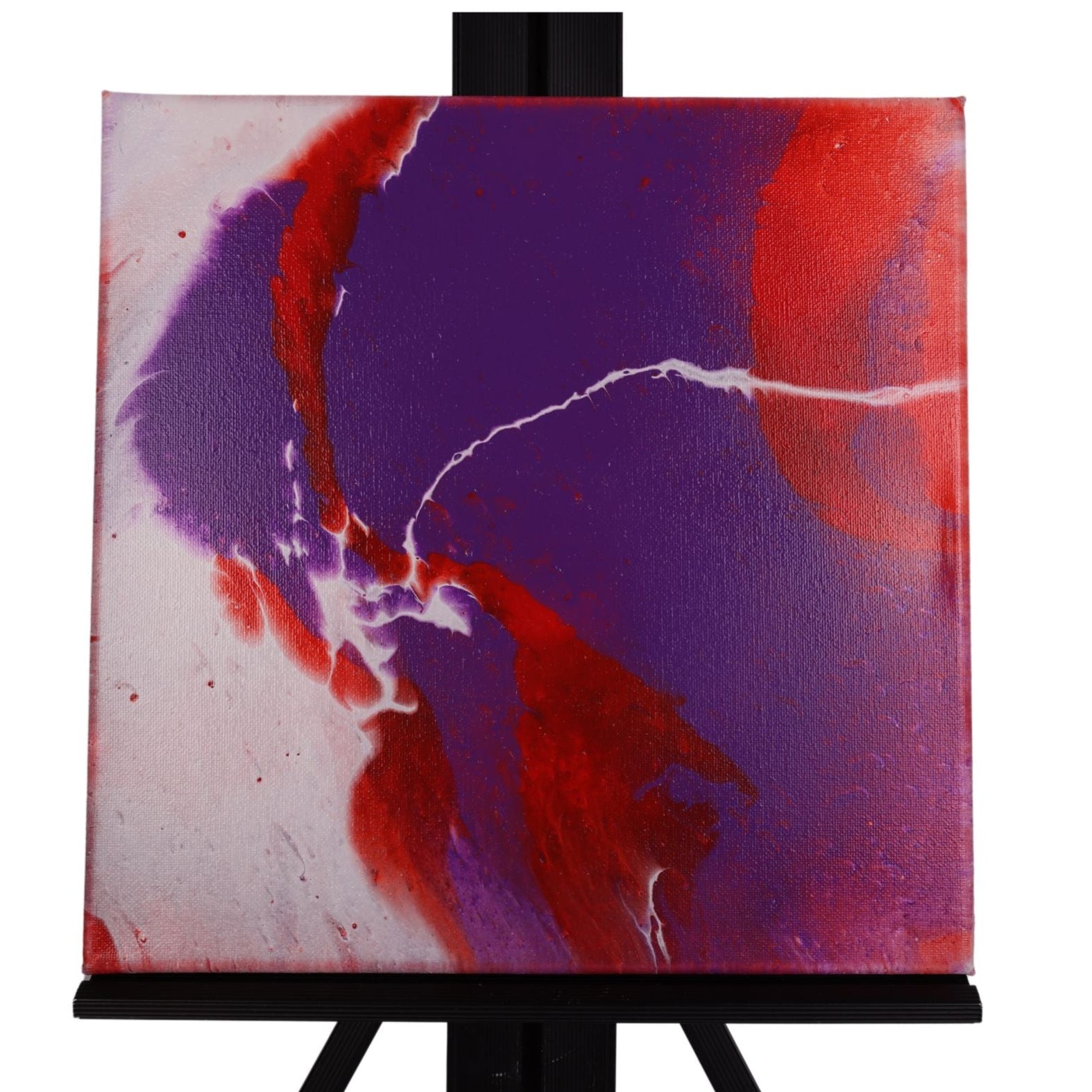 Fluid Art 12 x 12 Painting by Caesar G.