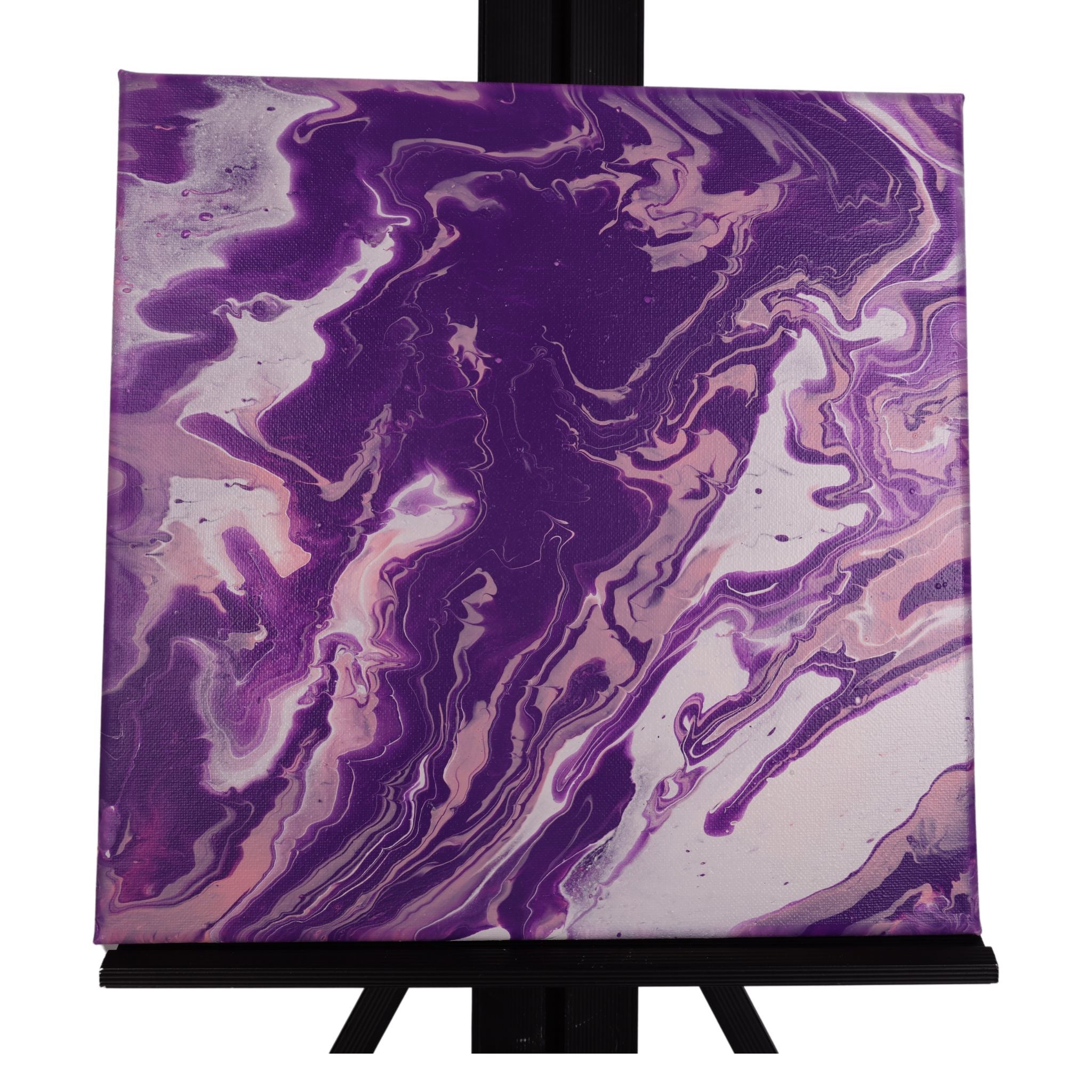 Fluid Art 12 x 12 Painting by Jamie N.