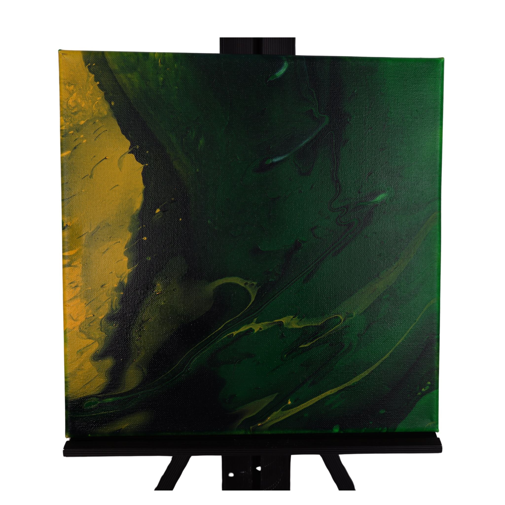Fluid Art 12 x 12 Painting by Tonichelle M.