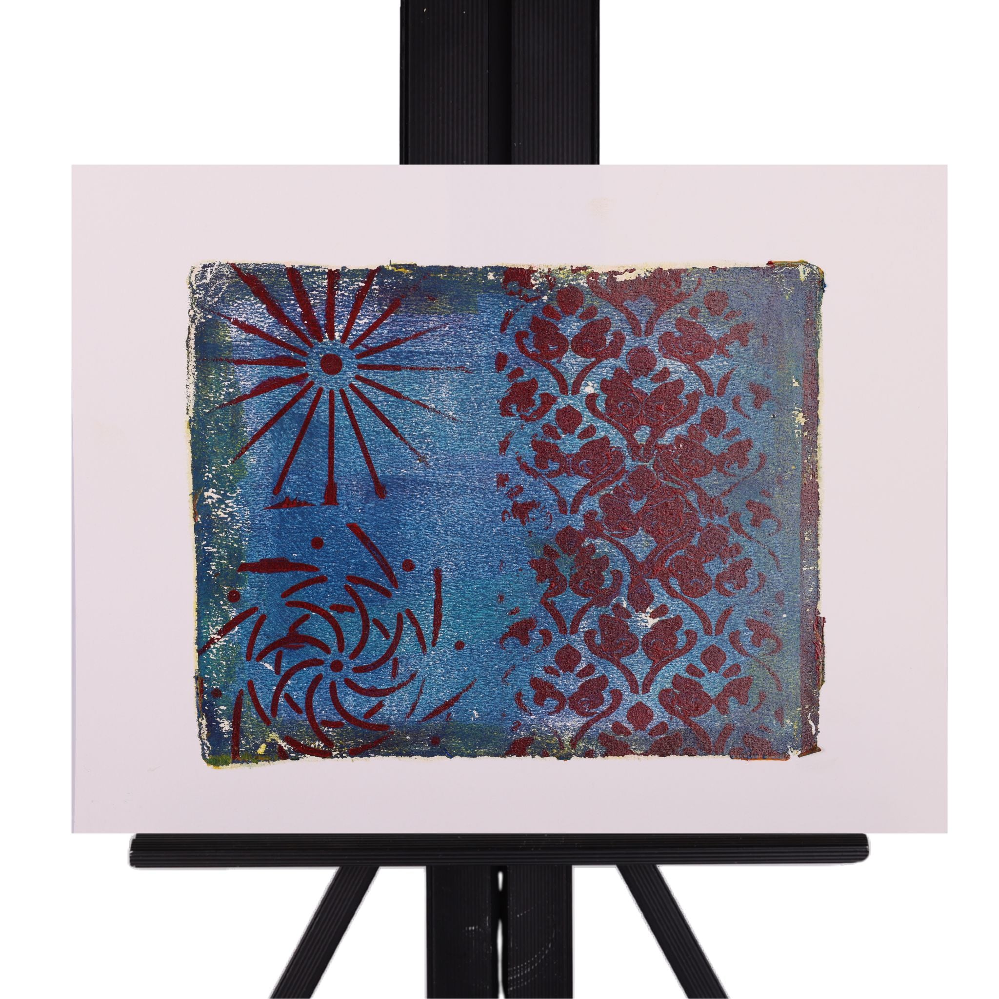 Fourth Of July Pattern 11 x 14 Print by Andrea S.