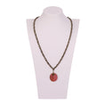 Load image into Gallery viewer, Gear on Clay Pendant Necklace by Jamie N.
