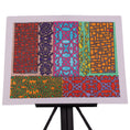 Load image into Gallery viewer, Geometric Wall Patterns 20 x 24 Drawing by Cory B.
