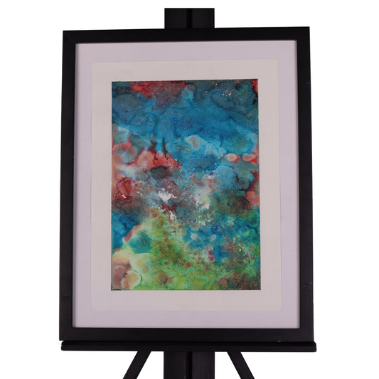 Grassy Galaxy 15 x 12 Mixed Media by Chris G.
