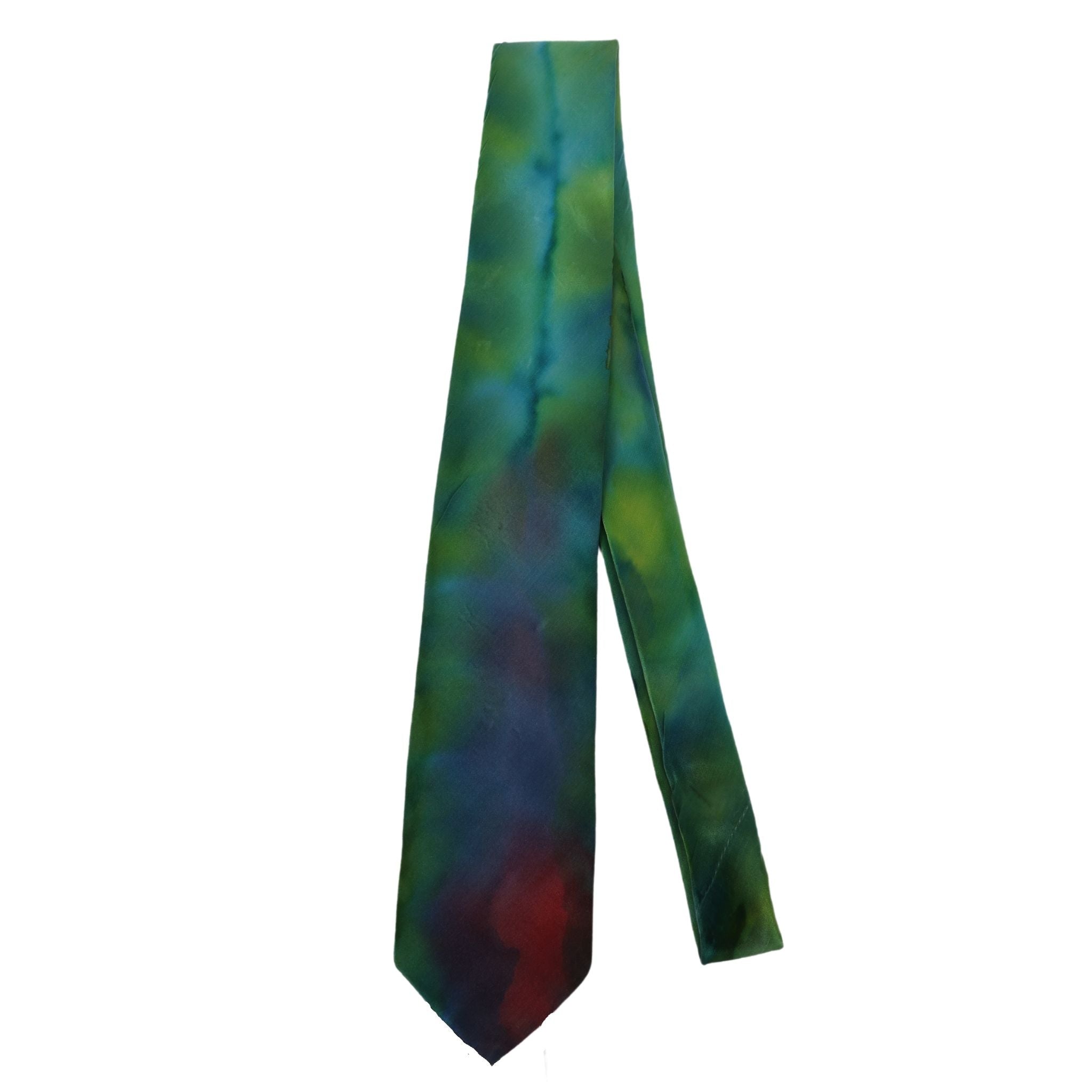 Green Aura 60 x 2.75 Necktie by Sean M.