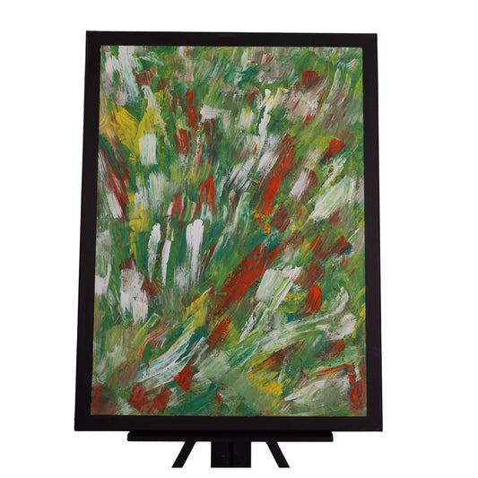 Green Falls 24 x 18 Painting by Cory B.