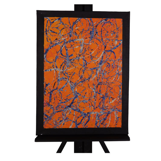 Halloween Hearts 16 x 12 Painting by Mira M.